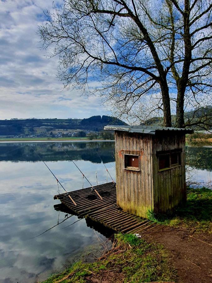 River Mosel Holiday Homes, Meerfeld Studio With A Lake View Luaran gambar