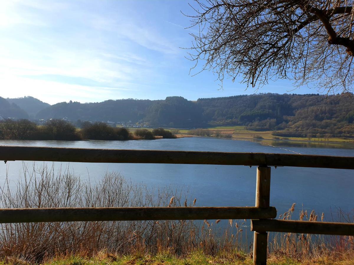 River Mosel Holiday Homes, Meerfeld Studio With A Lake View Luaran gambar