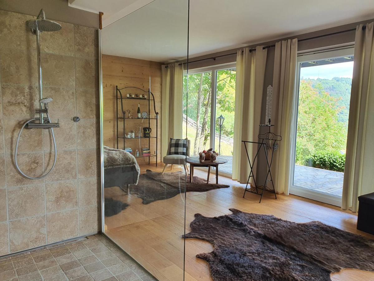 River Mosel Holiday Homes, Meerfeld Studio With A Lake View Luaran gambar
